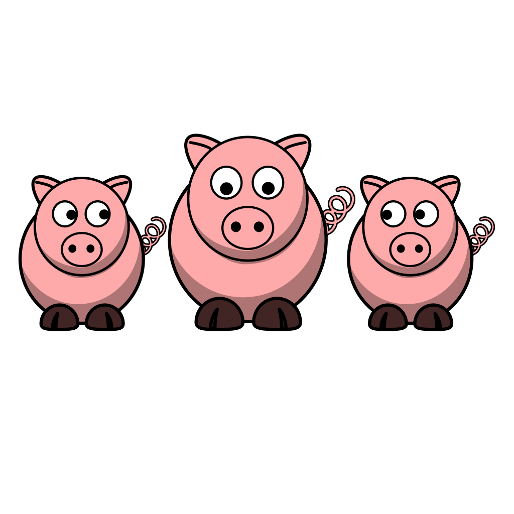 3 Pigs Png Svg Clip Art For Web Download Clip Art Png Icon Arts