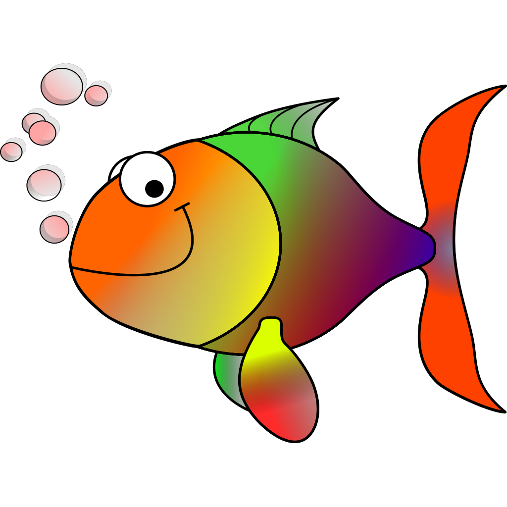 Download Bubbling Cartoon Fish PNG, SVG Clip art for Web - Download ...