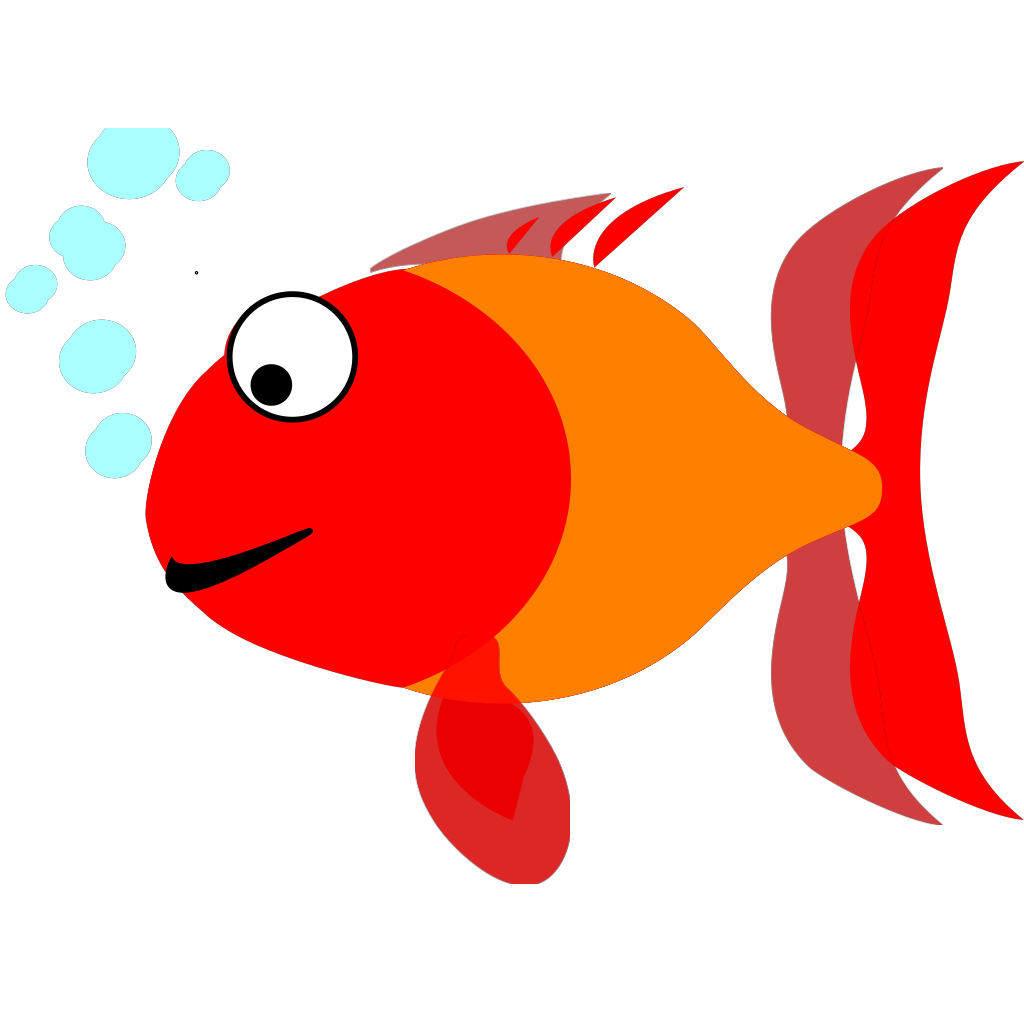 Download Light Blue Happy Fish PNG, SVG Clip art for Web - Download Clip Art, PNG Icon Arts