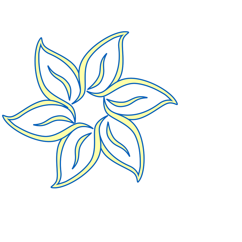 Download Yellow Blue Flower Png Svg Clip Art For Web Download Clip Art Png Icon Arts