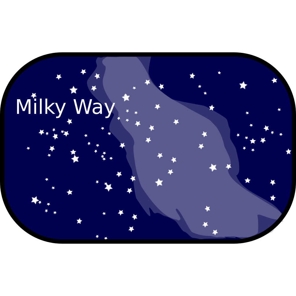 Milky way clip art