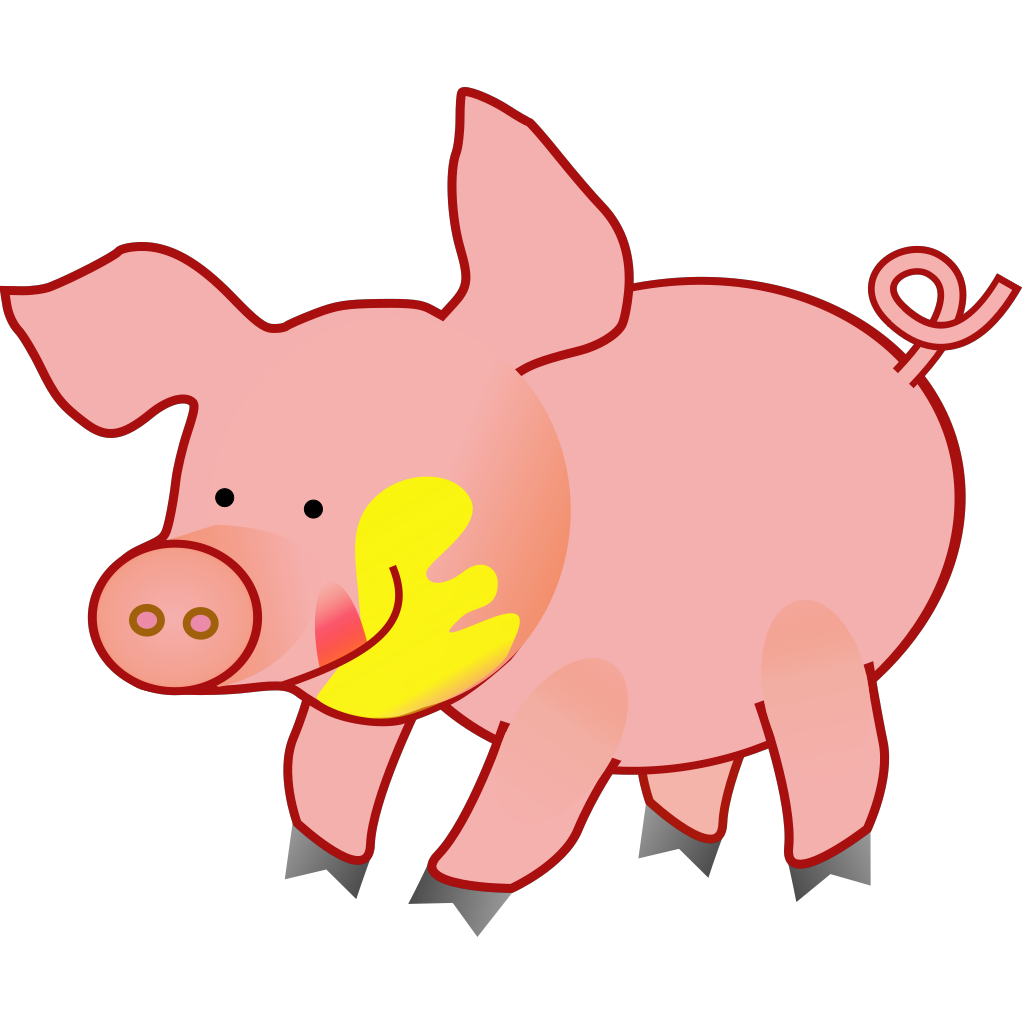 Download Happy Pig PNG, SVG Clip art for Web - Download Clip Art ...