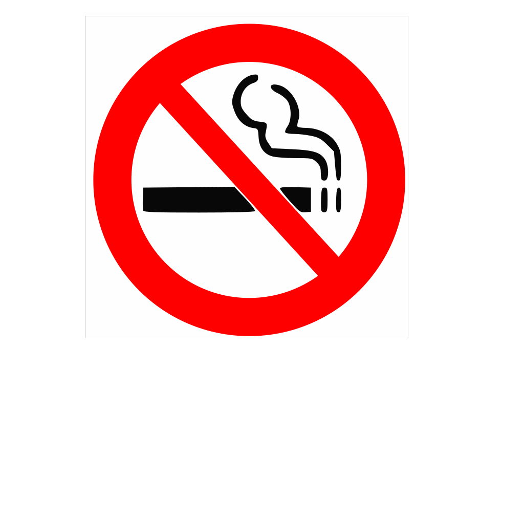 No Smoking Sign Clip Art Royalty Free Stock Svg Vector And Clip Art ...