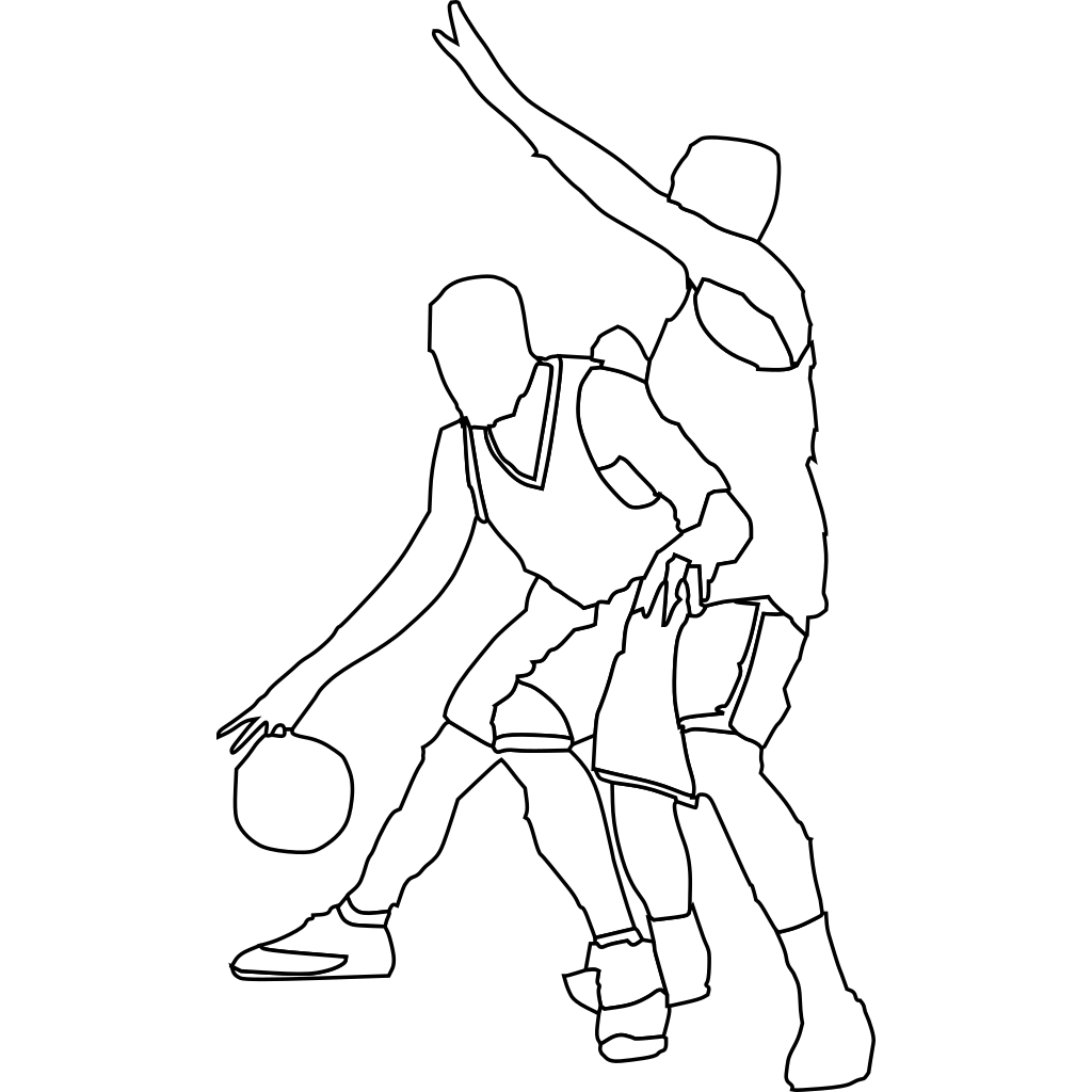 Basketball Offense And Defense PNG, SVG Clip art for Web Download
