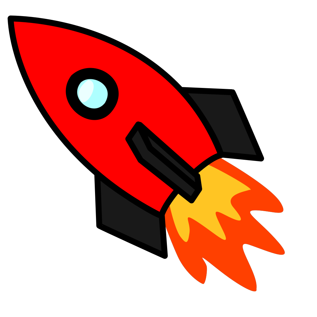 Launching Red Rocket PNG, SVG Clip art for Web - Download Clip Art, PNG
