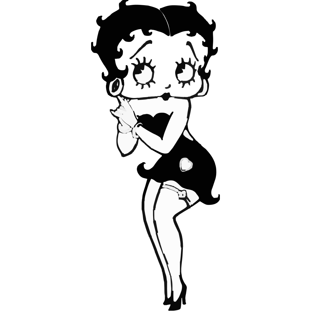 silhouette betty boop png