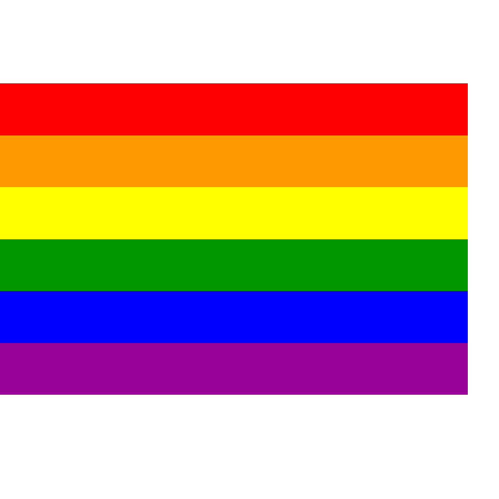 colors of gay rainbow flag