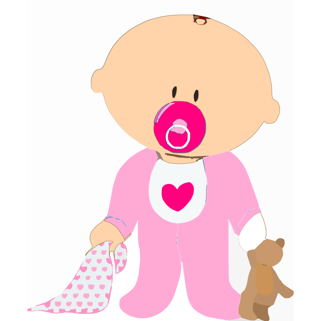 Baby Girl Outline PNG, SVG Clip art for Web - Download Clip Art, PNG ...
