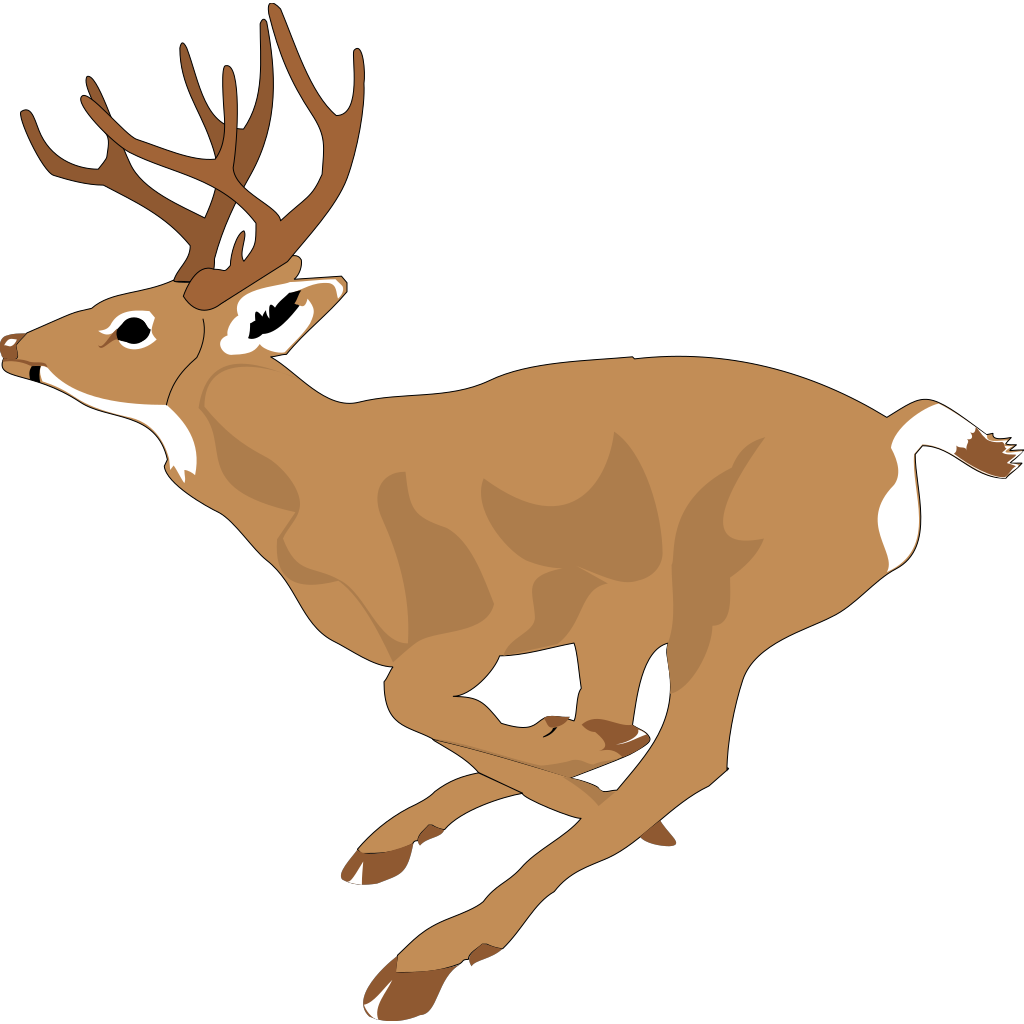 Deer Running Fast Png Svg Clip Art For Web Download Clip Art Png