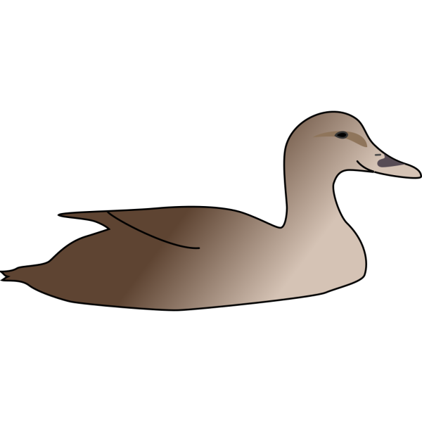 Brown Duck Art PNG Clip art