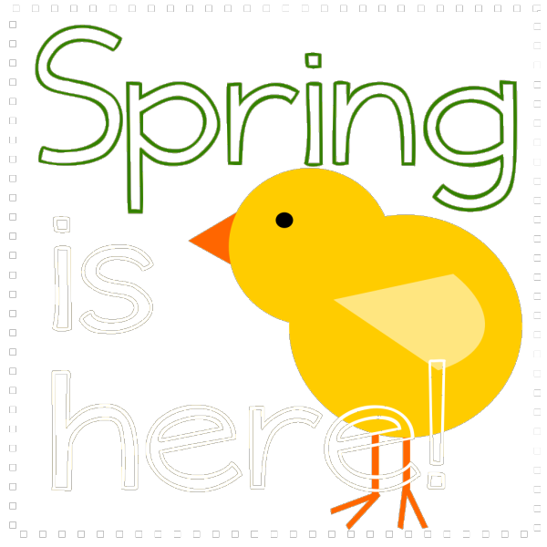 Spring Is Here PNG Clip art