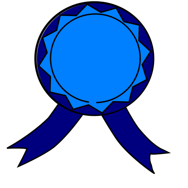 Blue Medal PNG Clip art
