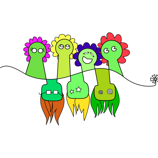 Flower People PNG images