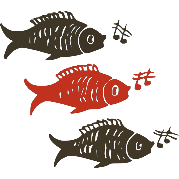 Singing Fish PNG Clip art