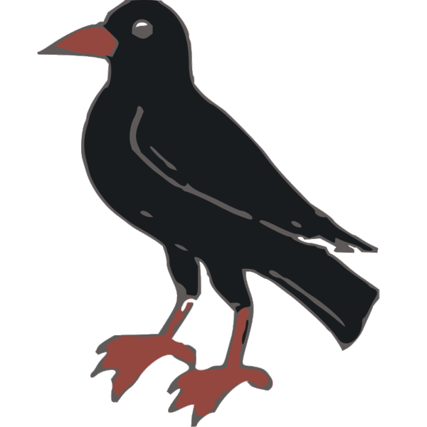 Black Crow PNG Clip art