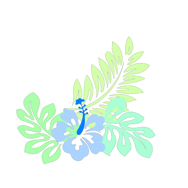 Hawaiian Blue PNG Clip art