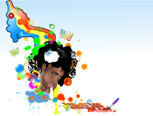 Black Woman Rainbow PNG Clip art