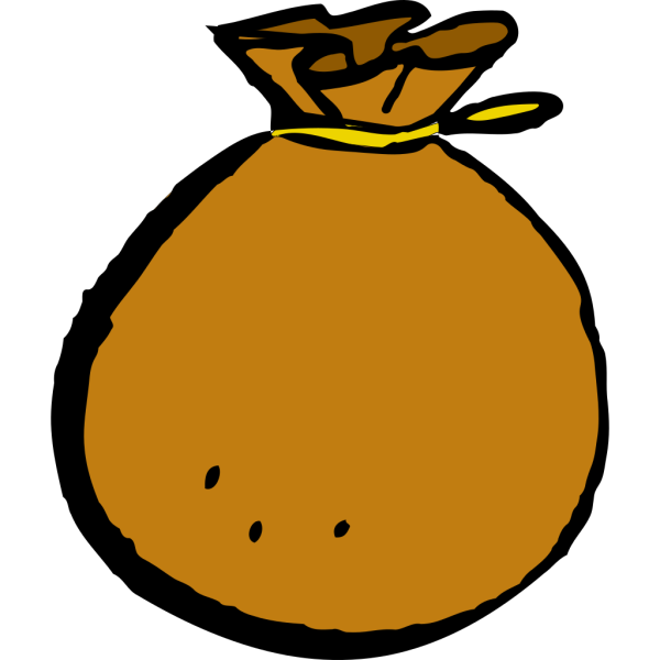 Brown Bag PNG Clip art