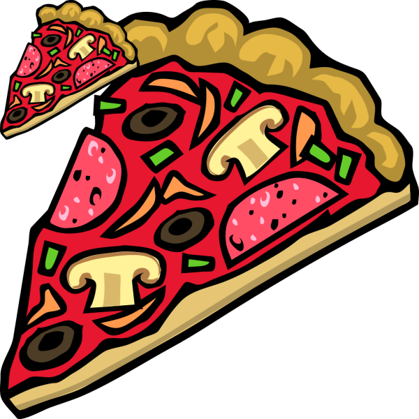 Pepperoni Pizza Slice PNG Clip art