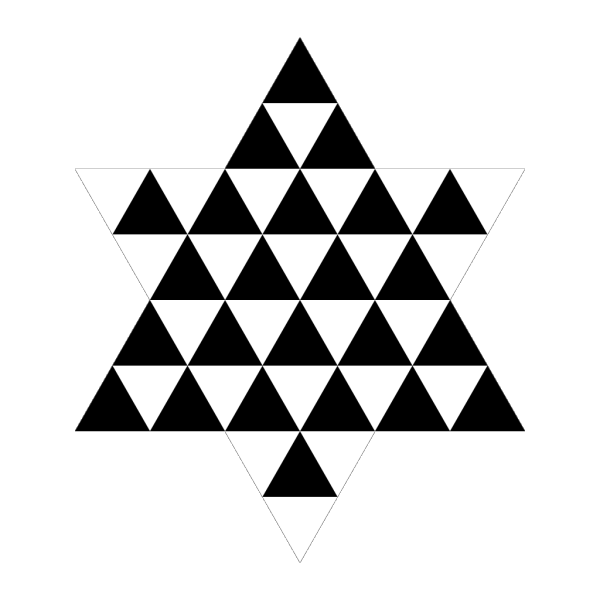 Triangle Hexagram PNG Clip art