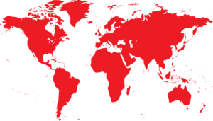 Blue World Map PNG Clip art
