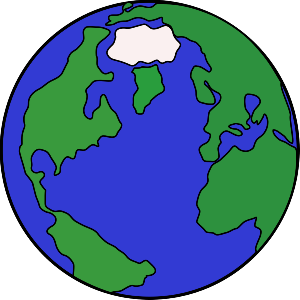 Globe Drawing Blue PNG Clip art