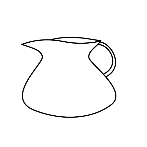 Blank Water Pitcher PNG Clip art