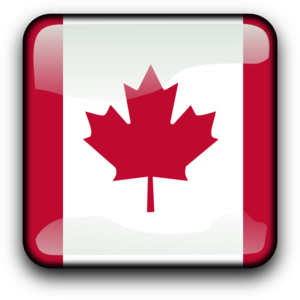 Download Glossy Canadian Flag Icon PNG, SVG Clip art for Web ...