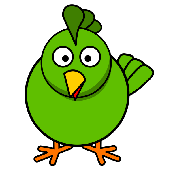 Green Chick PNG Clip art