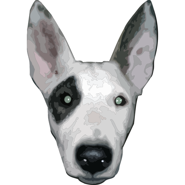 Bullterrier Head PNG Clip art