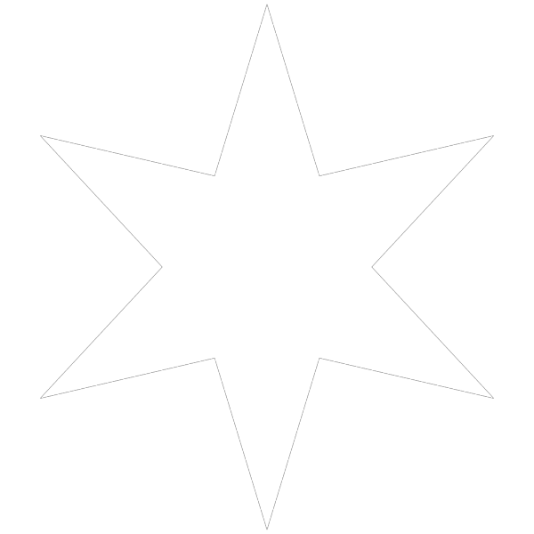 White Star PNG Clip art