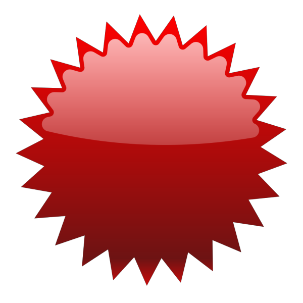 Noonespillow Basic Starburst Badge PNG Clip art