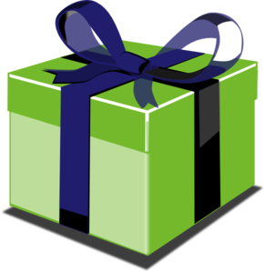 Blue Gift PNG Clip art