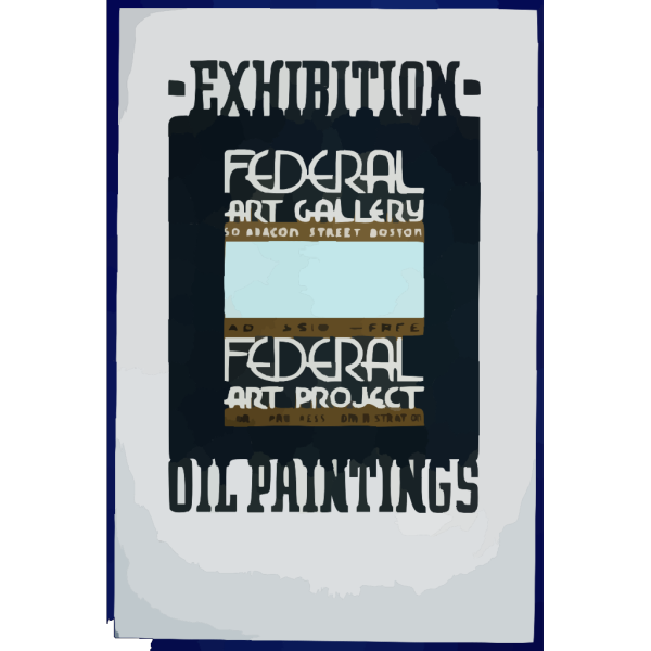 Exhibition - Oil Paintings, Federal Art Gallery PNG Clip art