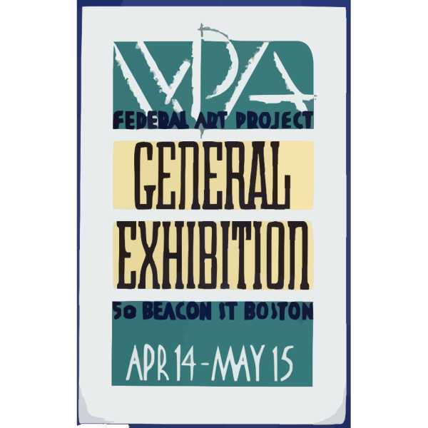 Wpa Federal Art Project General Exhibition PNG Clip art