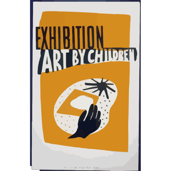 Exhibition--art By Children PNG Clip art