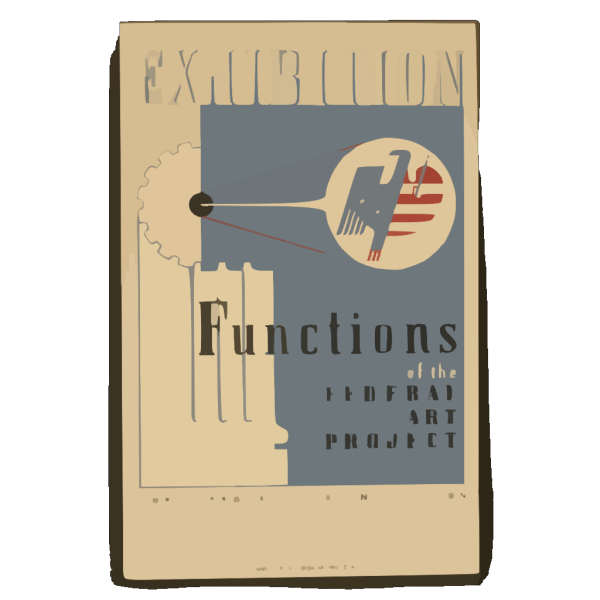 Exhibition Functions Of The Federal Art Project. PNG Clip art