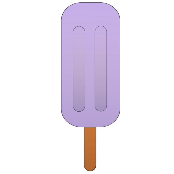 Grape Popsicle PNG Clip art