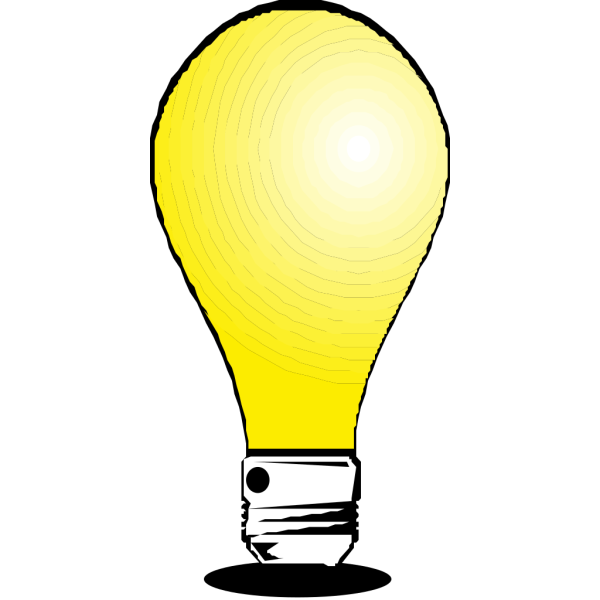 Light Bulb That Looks Like Faces PNG Clip art