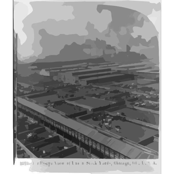 Birds-eye View Of Union Stock Yards, Chicago, Ill., U.s.a. PNG Clip art