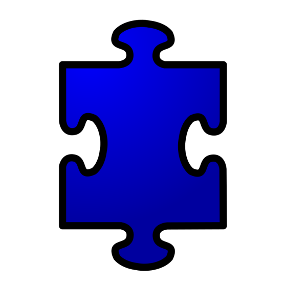 Bluepuzzlepiece PNG Clip art