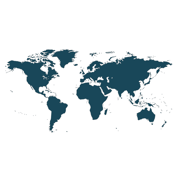 World Map Blue PNG Clip art