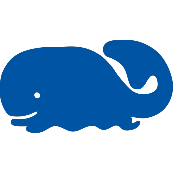 Blue Whale Cartoon Silhouette PNG Clip art