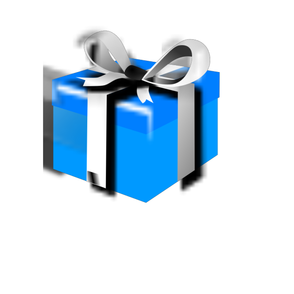 Blue-gift PNG Clip art