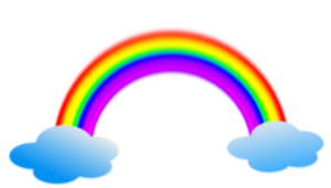 Rainbow In Clouds PNG Clip art