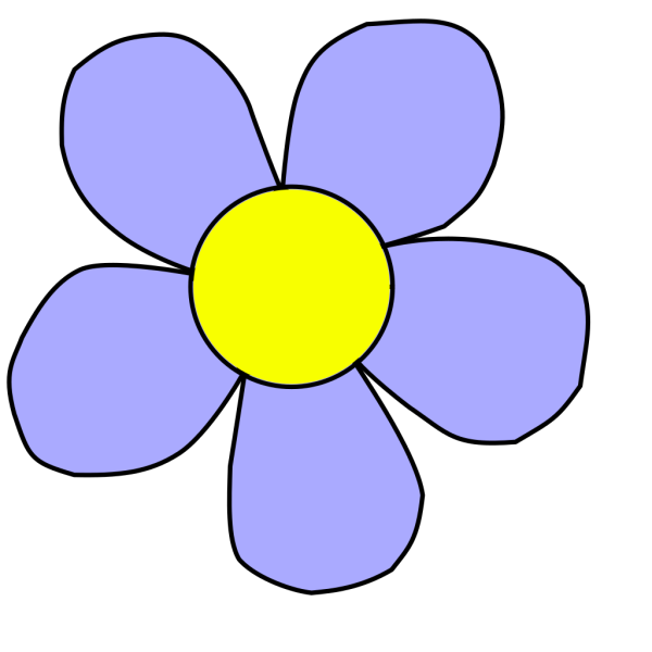 Flower Blue PNG Clip art