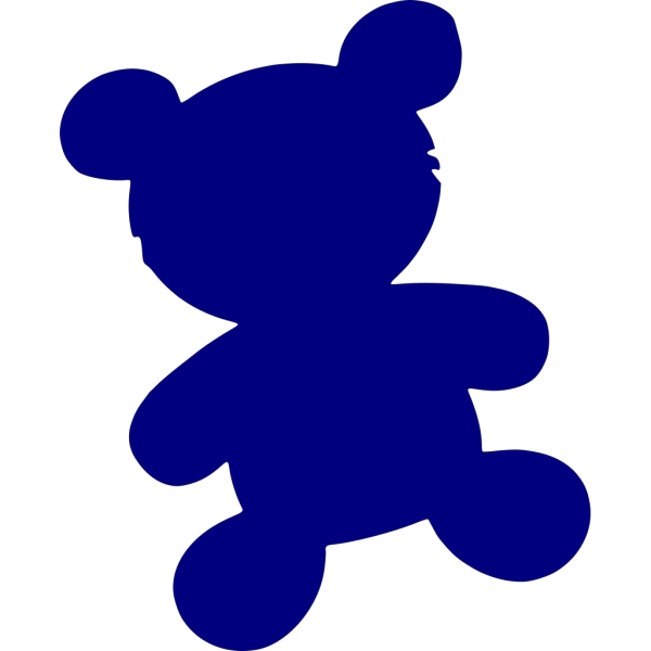 Blue Bear PNG Clip art