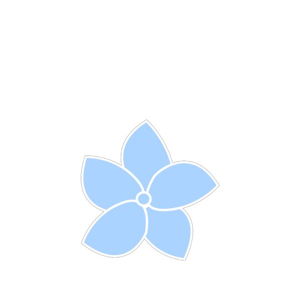 Hydrangea Blue PNG Clip art