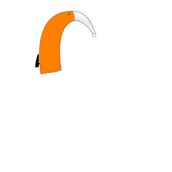 Orange Bird PNG Clip art