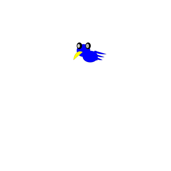 Cartoon Blue Bird PNG Clip art